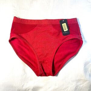 Red Medium (M) sparkly women's panties - NWT